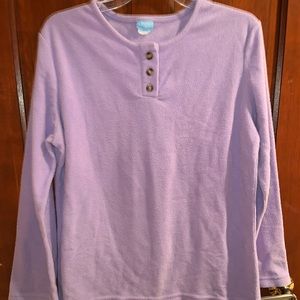 Comfort corner loungewear top